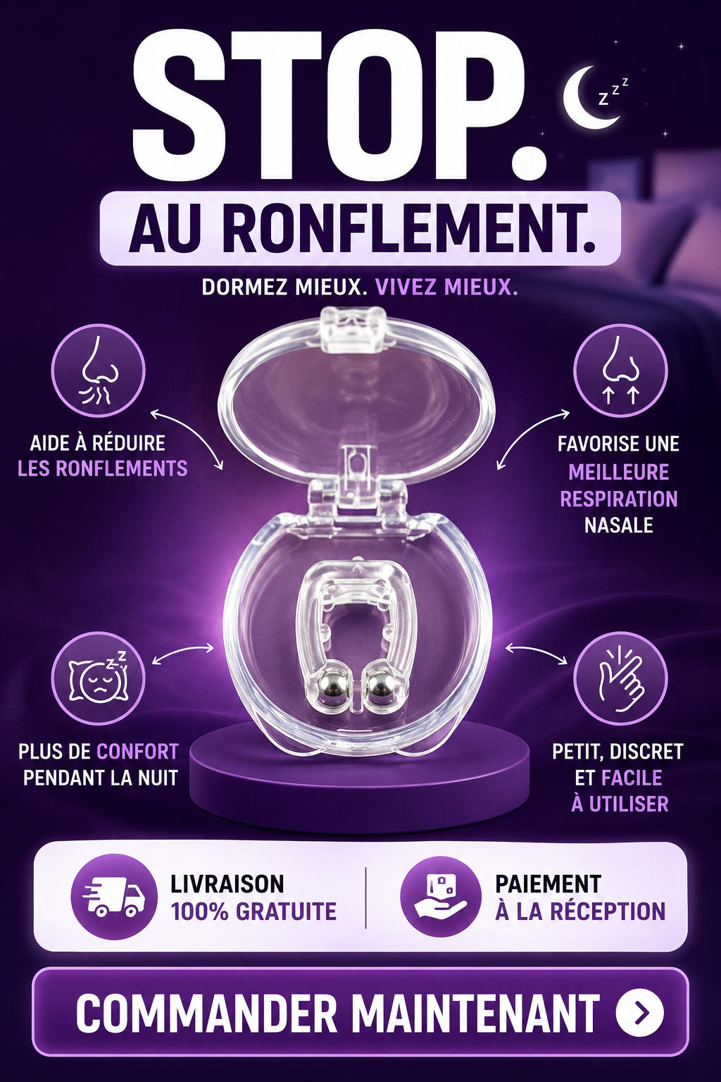 💨 Anti-Ronflement – Pour des nuits plus calmes