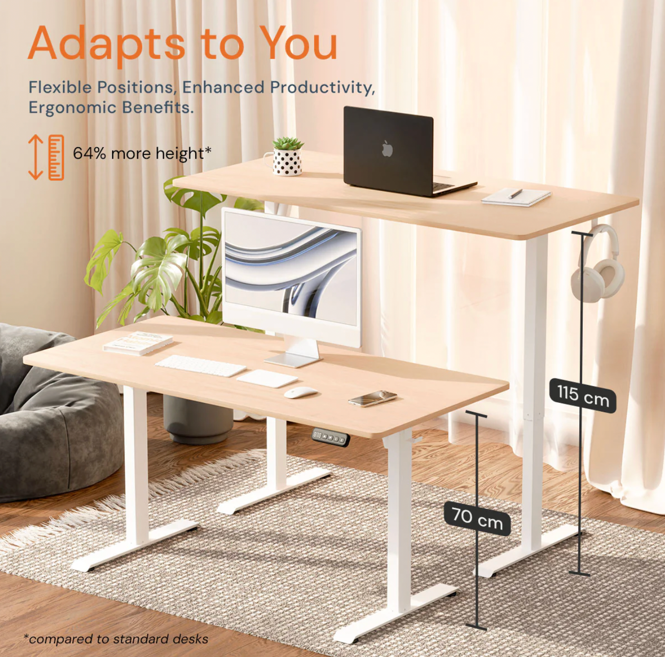 Bureau Ajustable - Assis debout