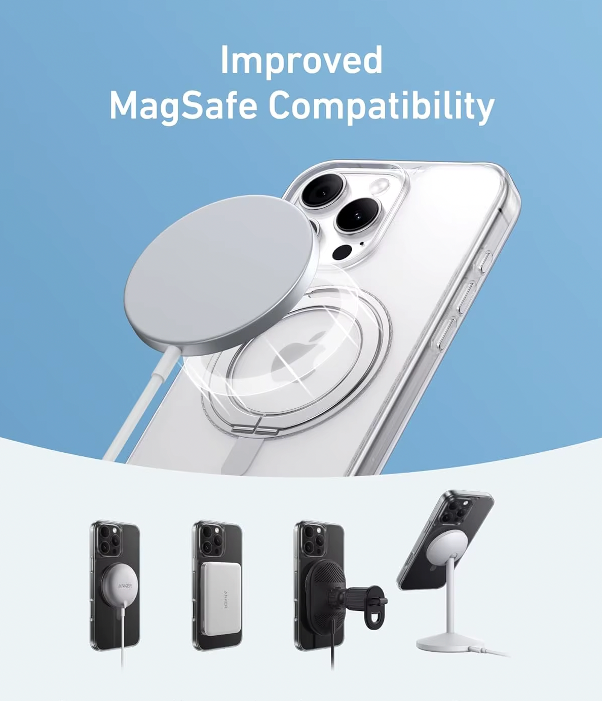 Coque iPhone MagSafe Premium - Cadre Alliage & Protection Objectif