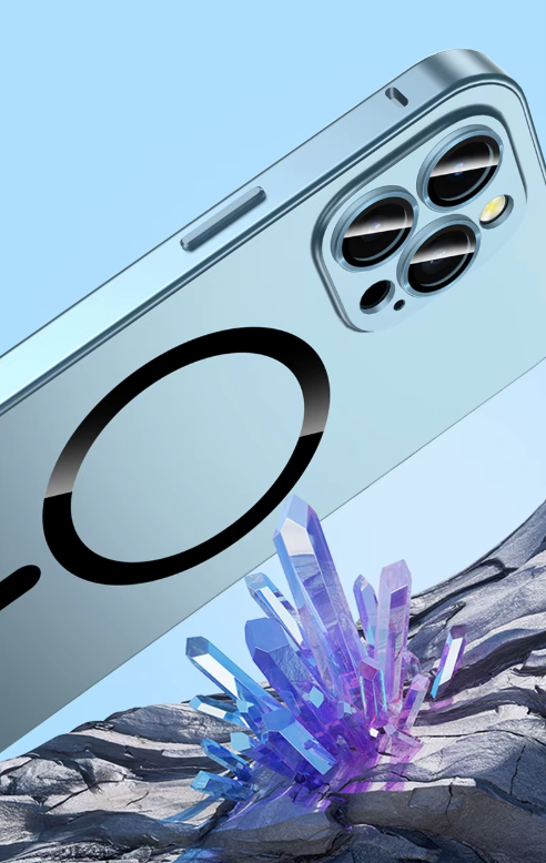 Coque iPhone MagSafe Premium - Cadre Alliage & Protection Objectif