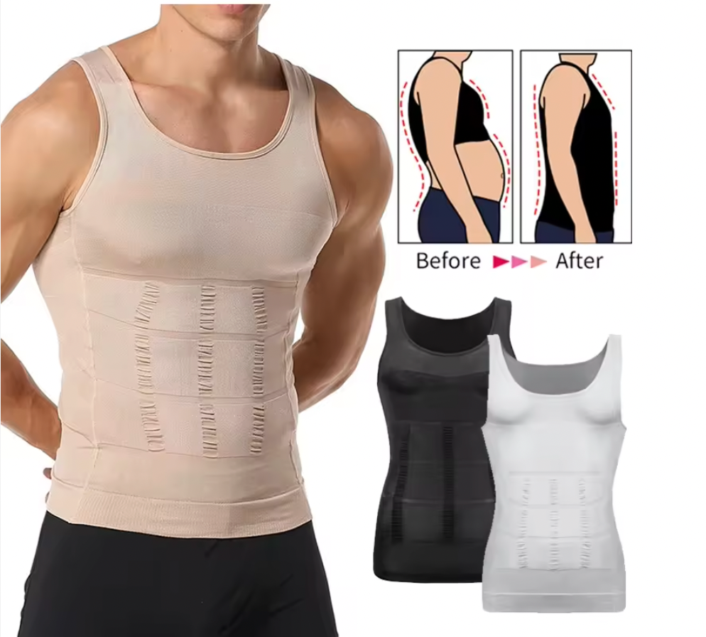 Débardeur Sculptant Homme - Compression & Maintien Posture