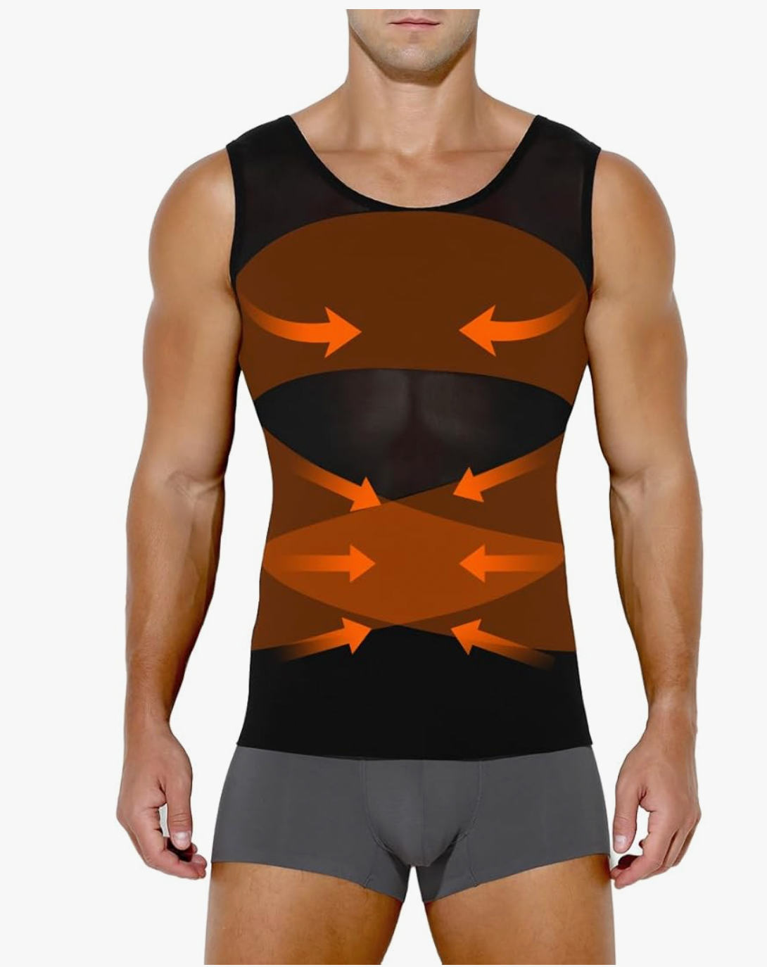 Débardeur Sculptant Homme - Compression & Maintien Posture