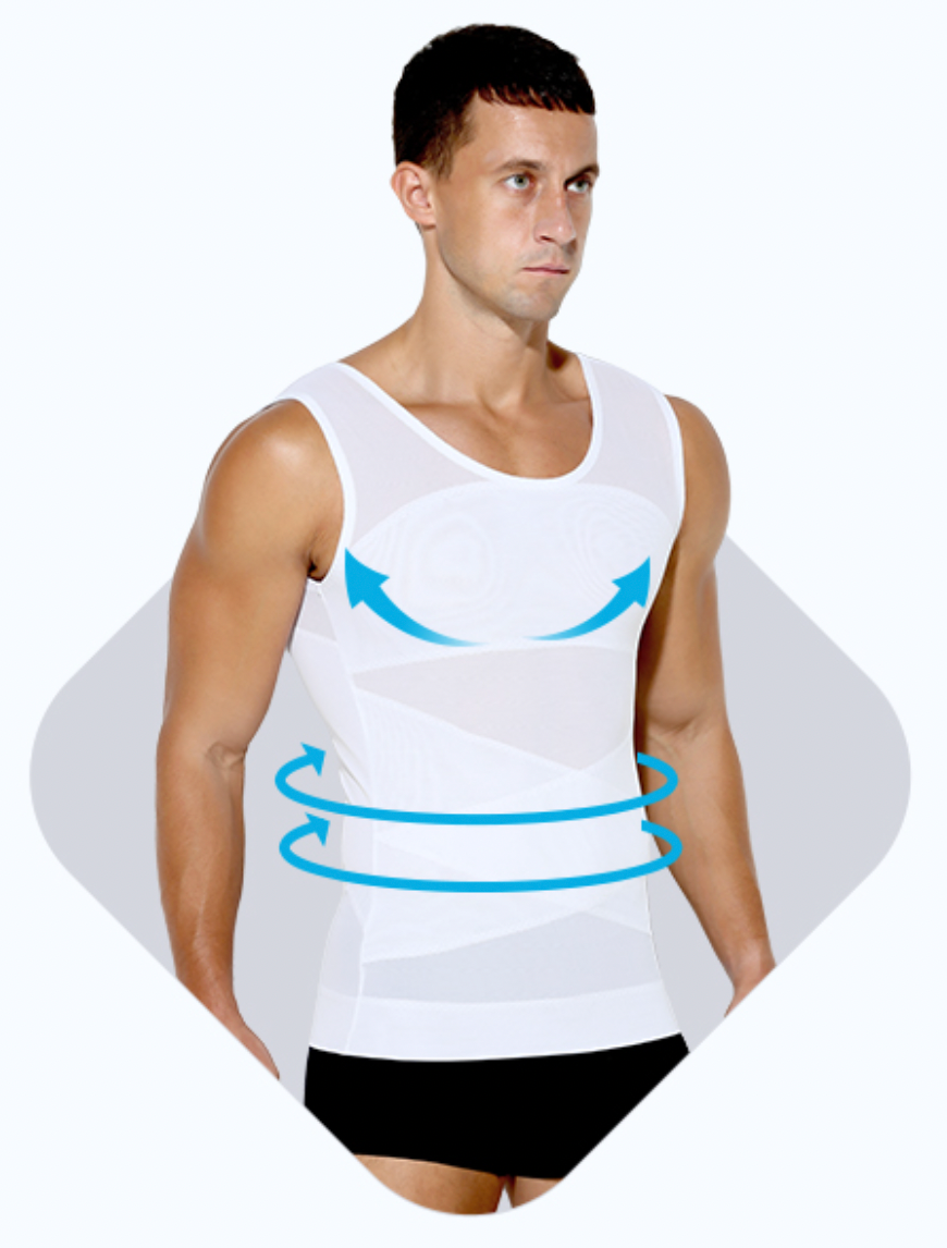 Débardeur Sculptant Homme - Compression & Maintien Posture